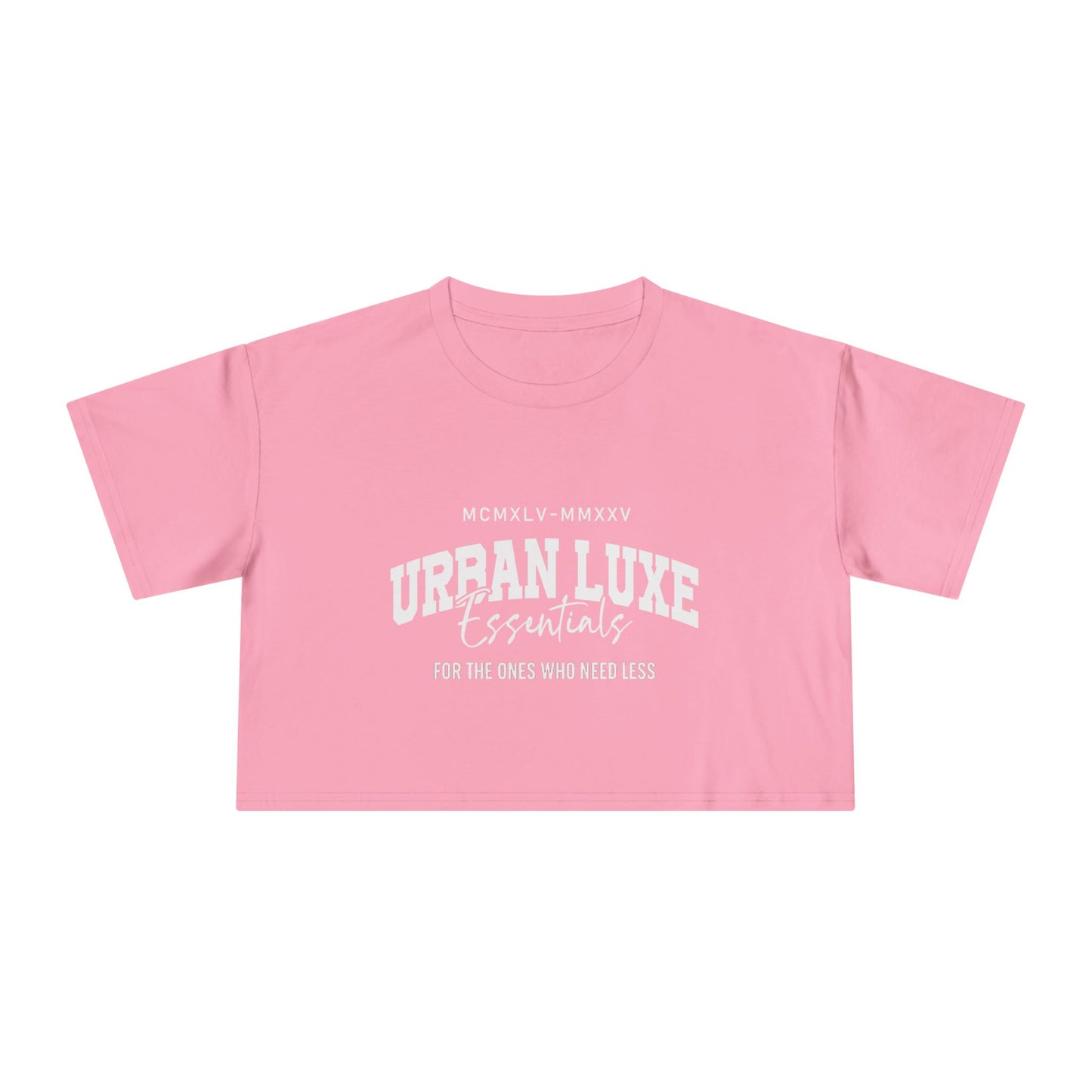 Urban Luxe Women's Crop Tee: Stylish Apparel for Casual Days, Trendy Outfits, Summer Wear, Gift for Her, Street Style