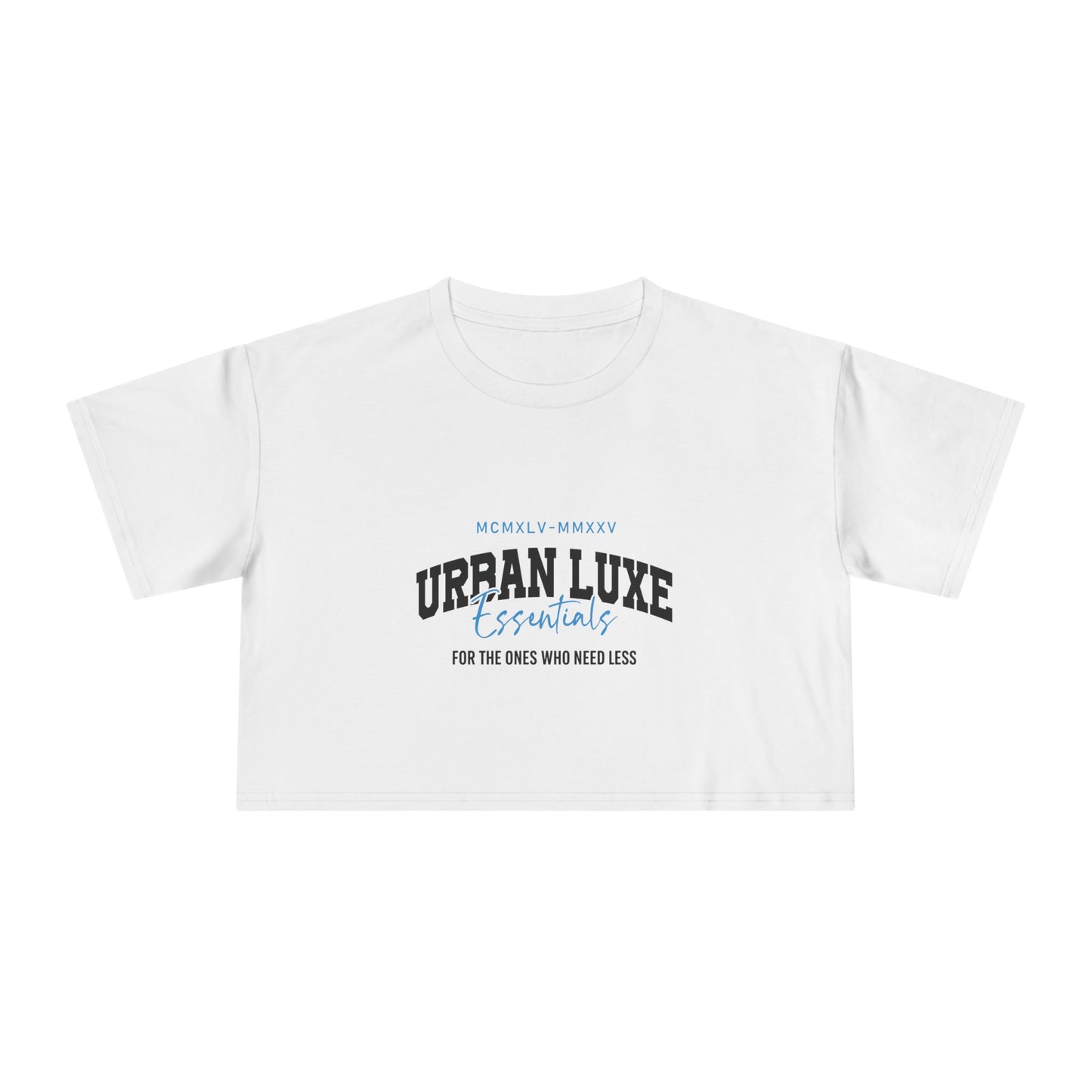 Urban Luxe Women's Crop Tee: Stylish Apparel for Casual Days, Trendy Outfits, Summer Wear, Gift for Her, Street Style