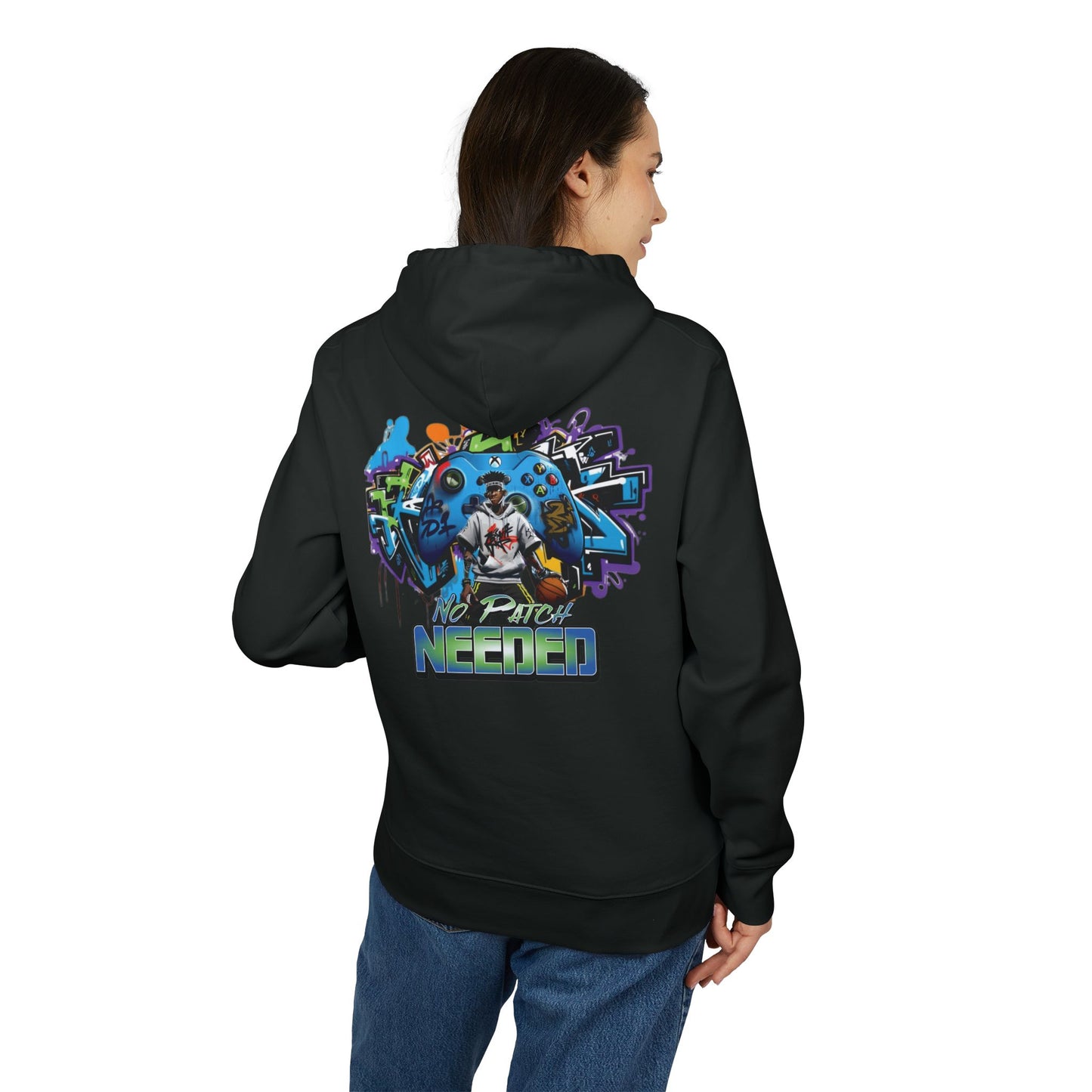 No Patch Needed Hoodie – Streetwear 2K Grind Edition (UrbanLuxeEssentials)