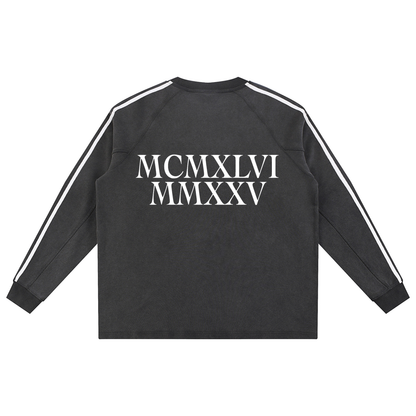 New Luxe Snow-Washed Contrast Tape Sweatshirt – Urban Luxe Essentials