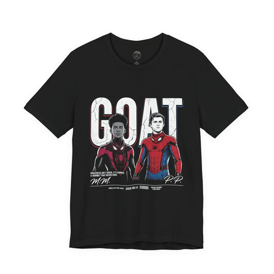 GOAT: Two Generations Vintage Graphic Tee – Black