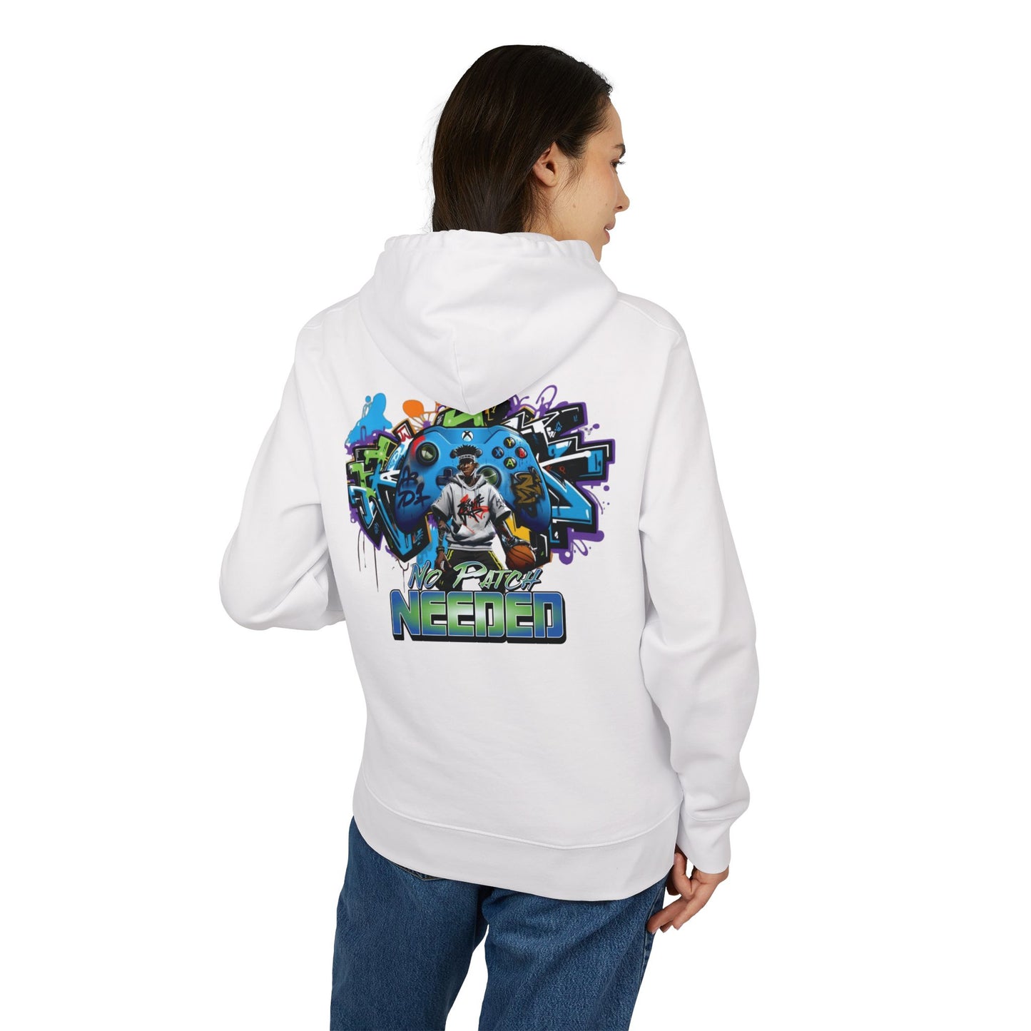 No Patch Needed Hoodie – Streetwear 2K Grind Edition (UrbanLuxeEssentials)