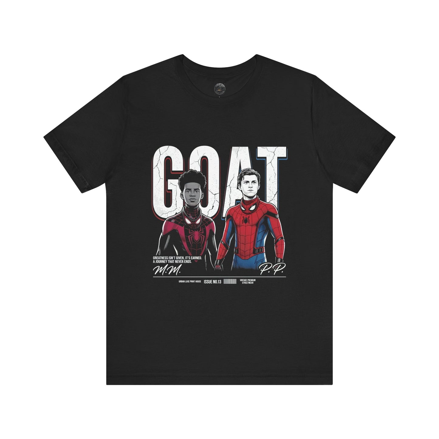 GOAT: Two Generations Vintage Graphic Tee – Black