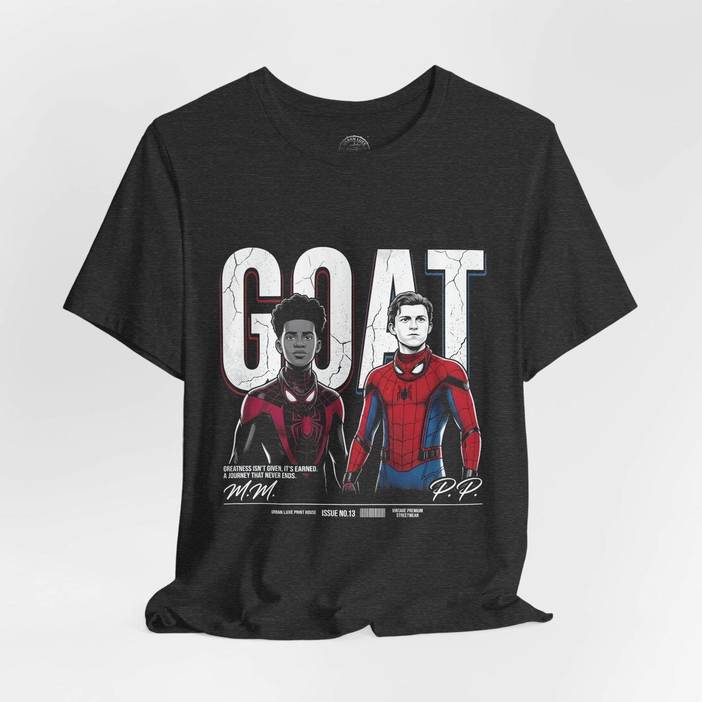 GOAT: Two Generations Vintage Graphic Tee – Black