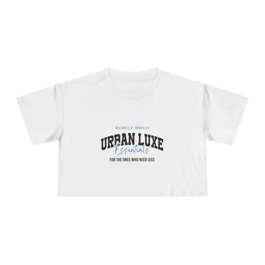 Urban Luxe Women's Crop Tee: Stylish Apparel for Casual Days, Trendy Outfits, Summer Wear, Gift for Her, Street Style