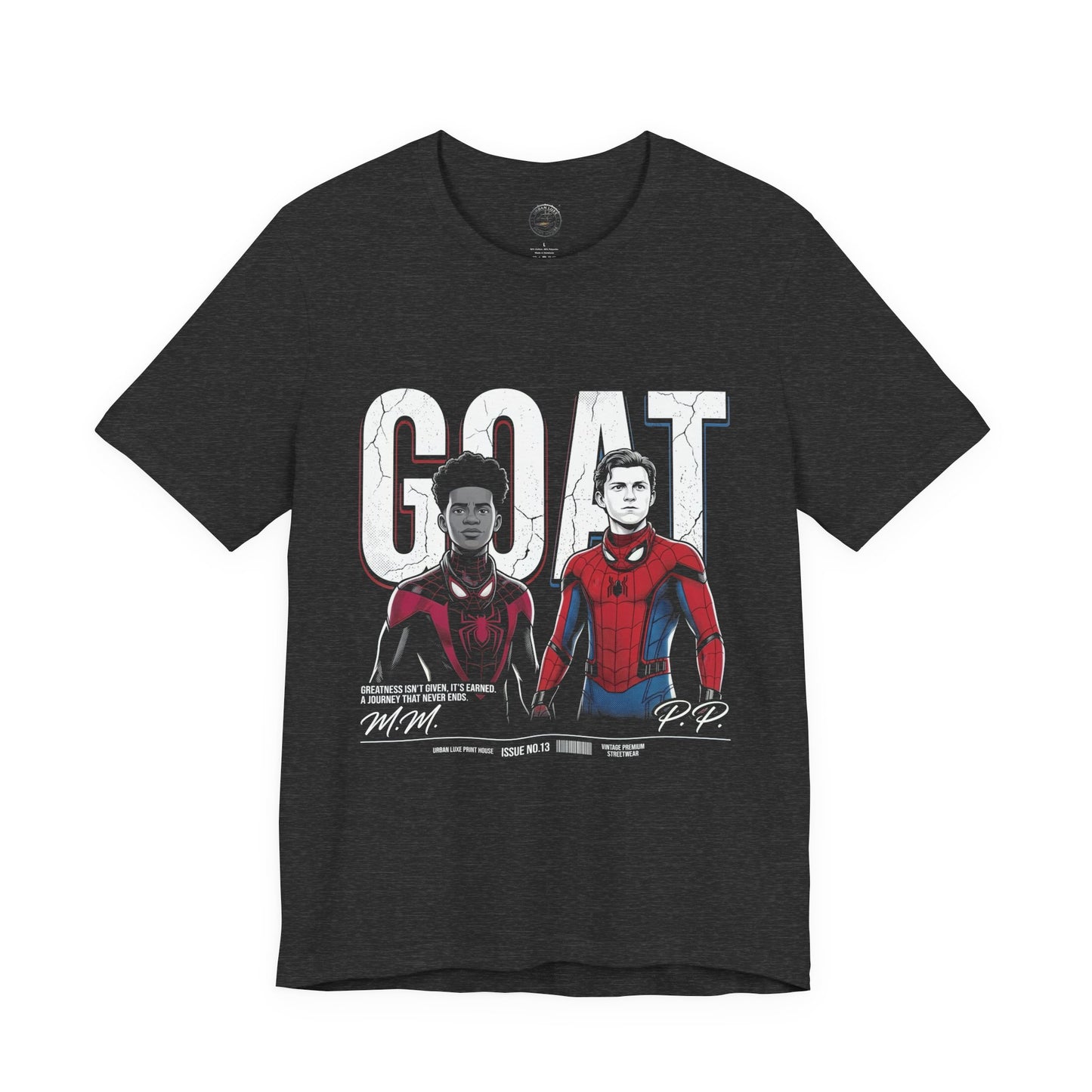 GOAT: Two Generations Vintage Graphic Tee – Black