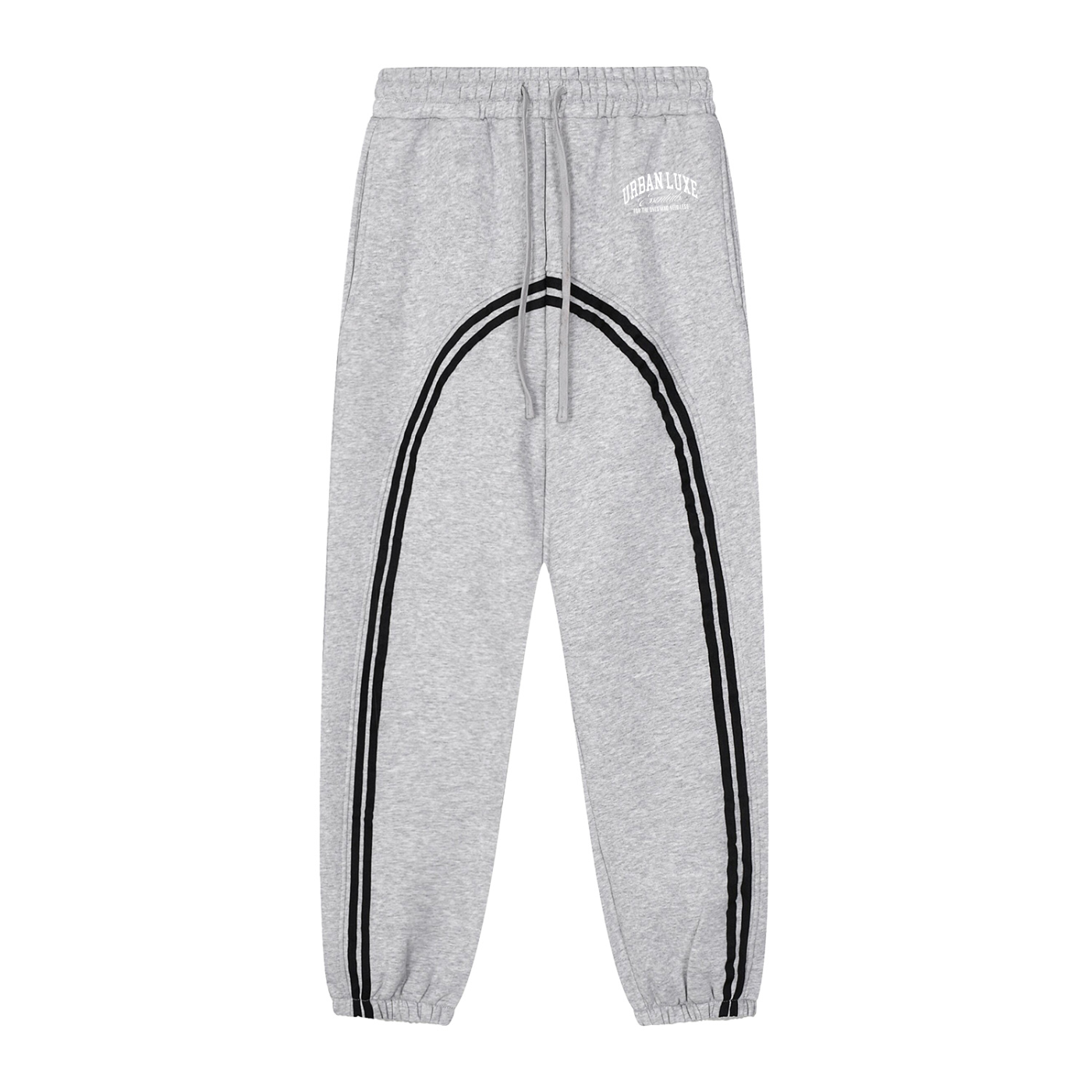 Sun Fade Contrast Tape Fleece Jogged Sweatpants