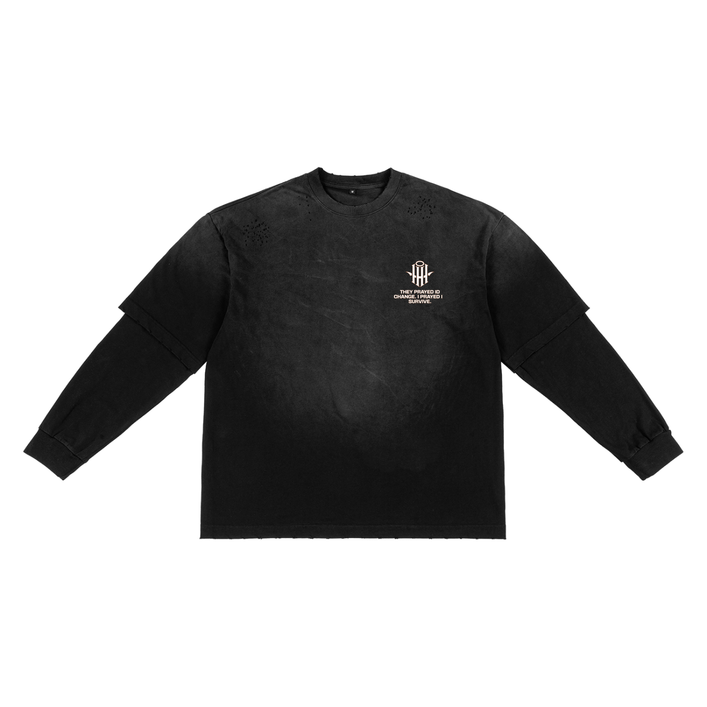 Sunfade Hand-Frayed Faux Two-Piece Unbroken