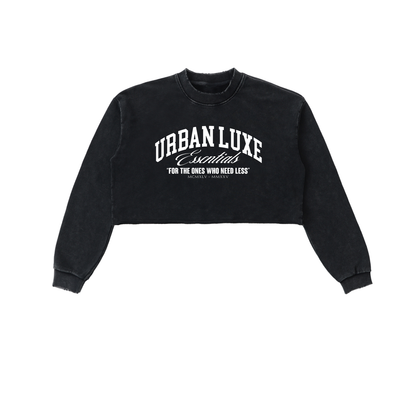 Luxe Cropped Sweatshirt