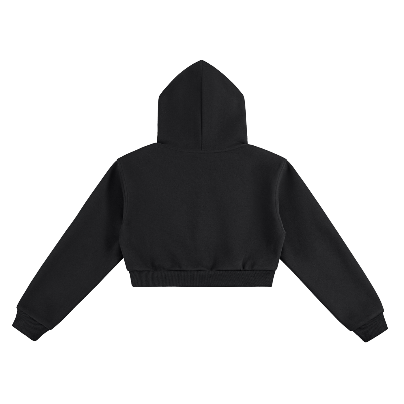 Womens Luxe Reg Crop Hoodie Top