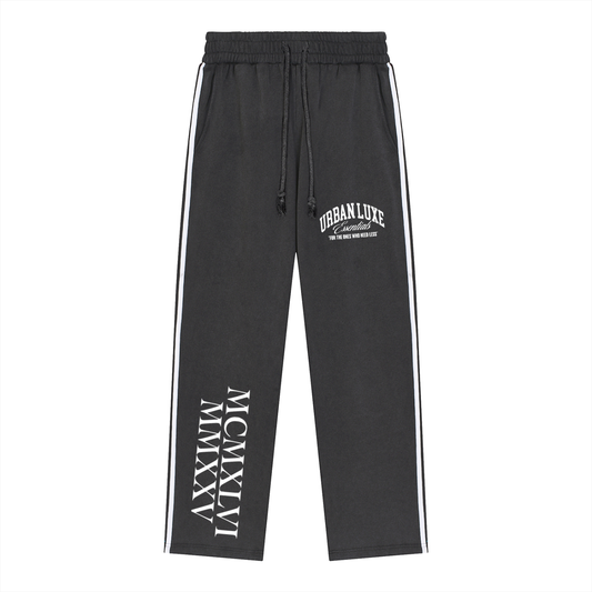 Urban Luxe Snow-Washed Contrast Tape Bottoms – Urban Luxe Essentials