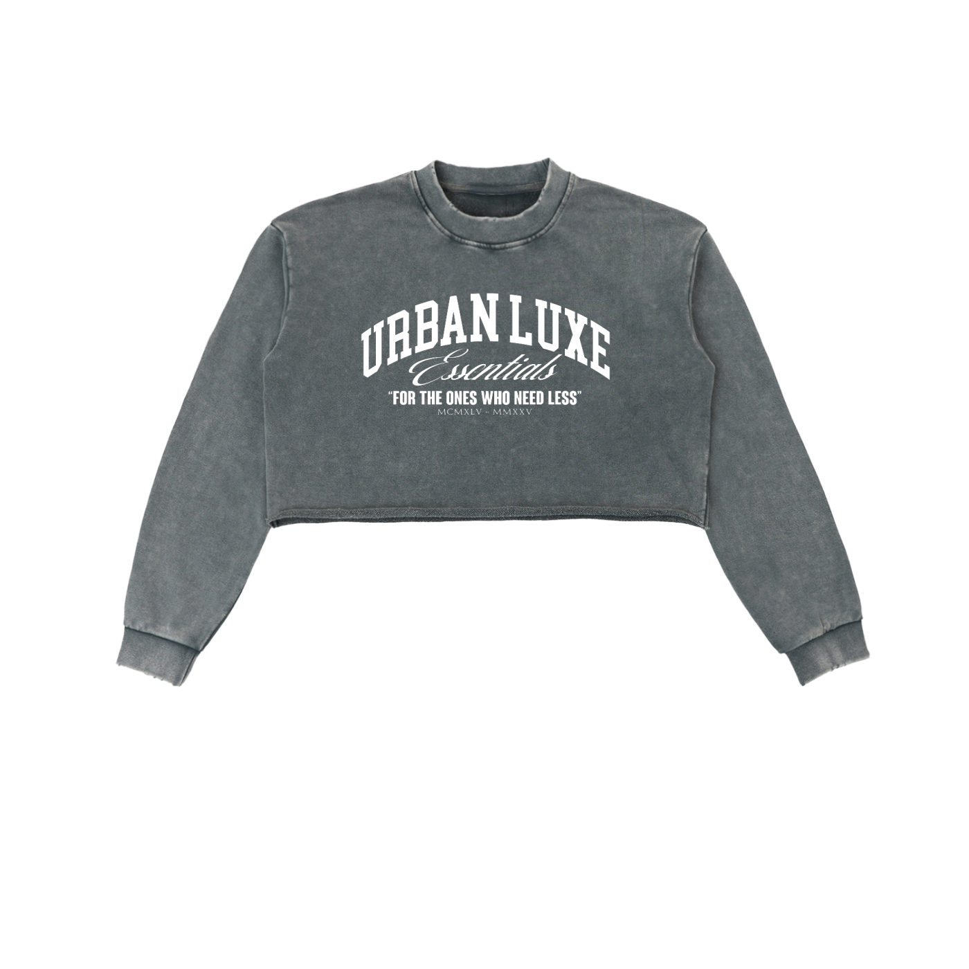 Luxe Cropped Sweatshirt