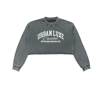 Luxe Cropped Sweatshirt