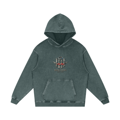 Soul Tied Snow Washed Loose Cotton Hoodie