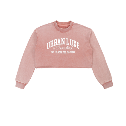 Luxe Cropped Sweatshirt