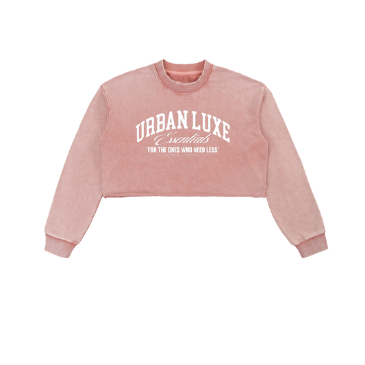 Luxe Cropped Sweatshirt