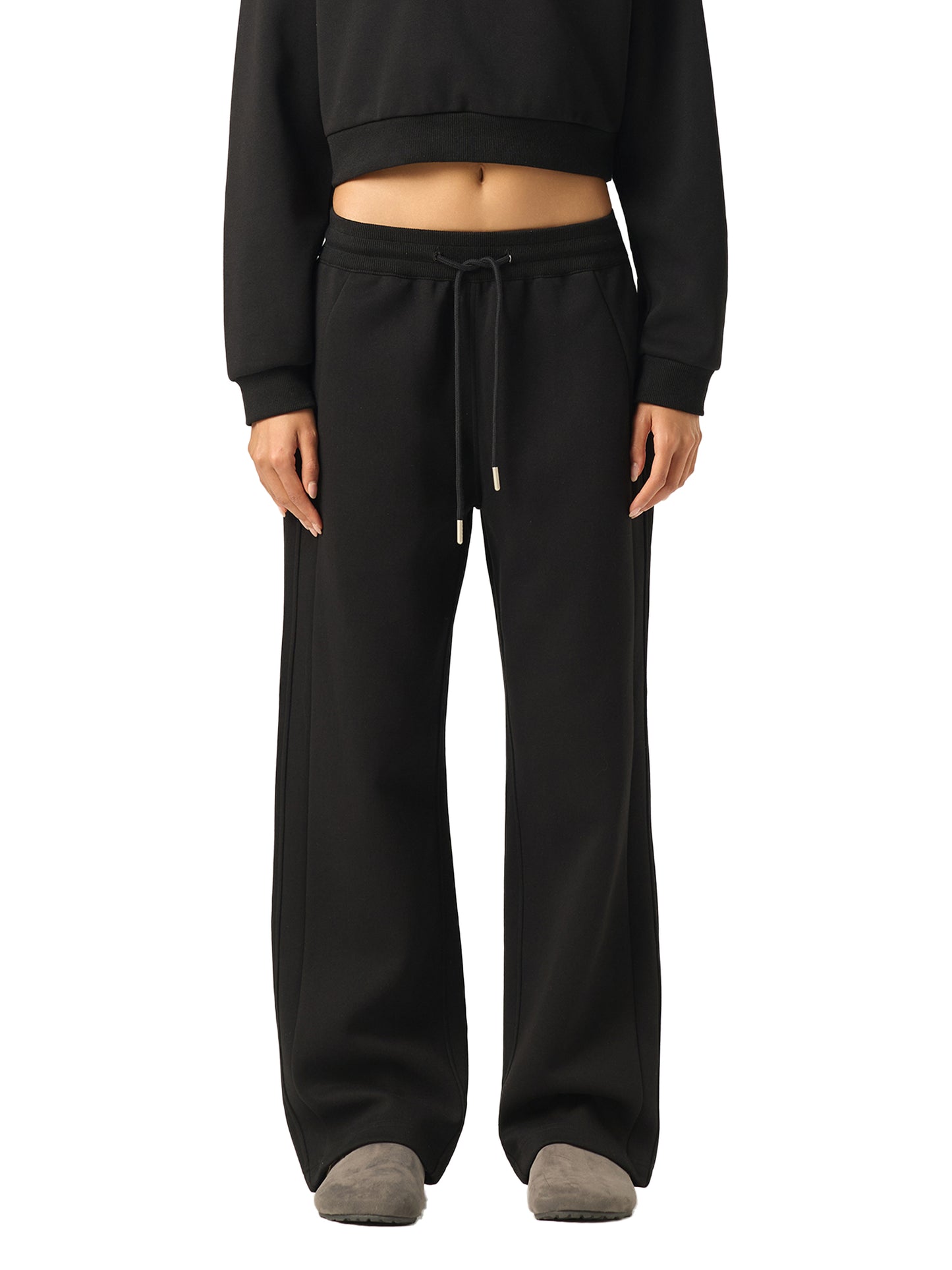 Women's Urban Luxe Essential Drawstring Straight-Leg Sweatpants