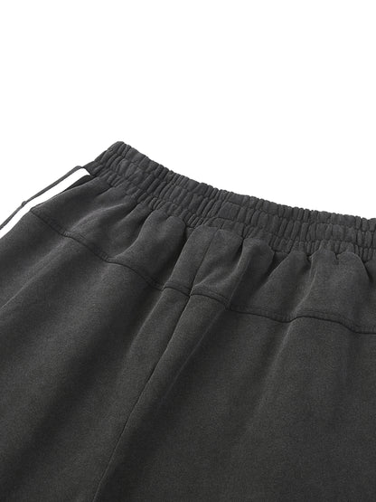 Snow Washed Contrast Tape Sweatpants